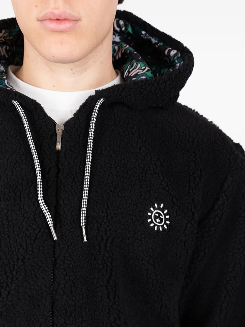 Société Anonyme Zipped Hoodie In Black