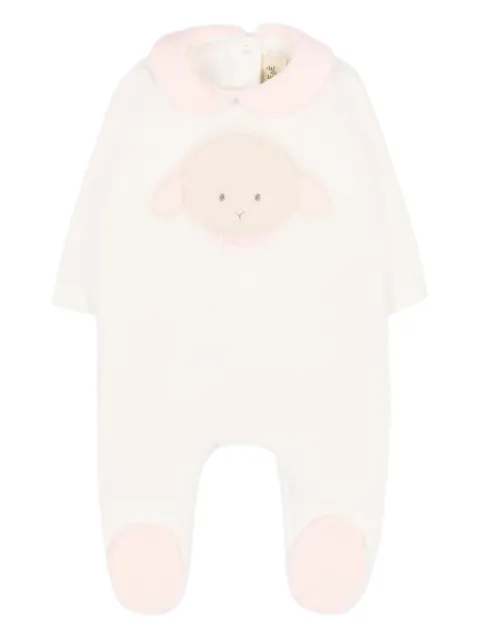 Le Boo Beebè sheep embroidered babygrow