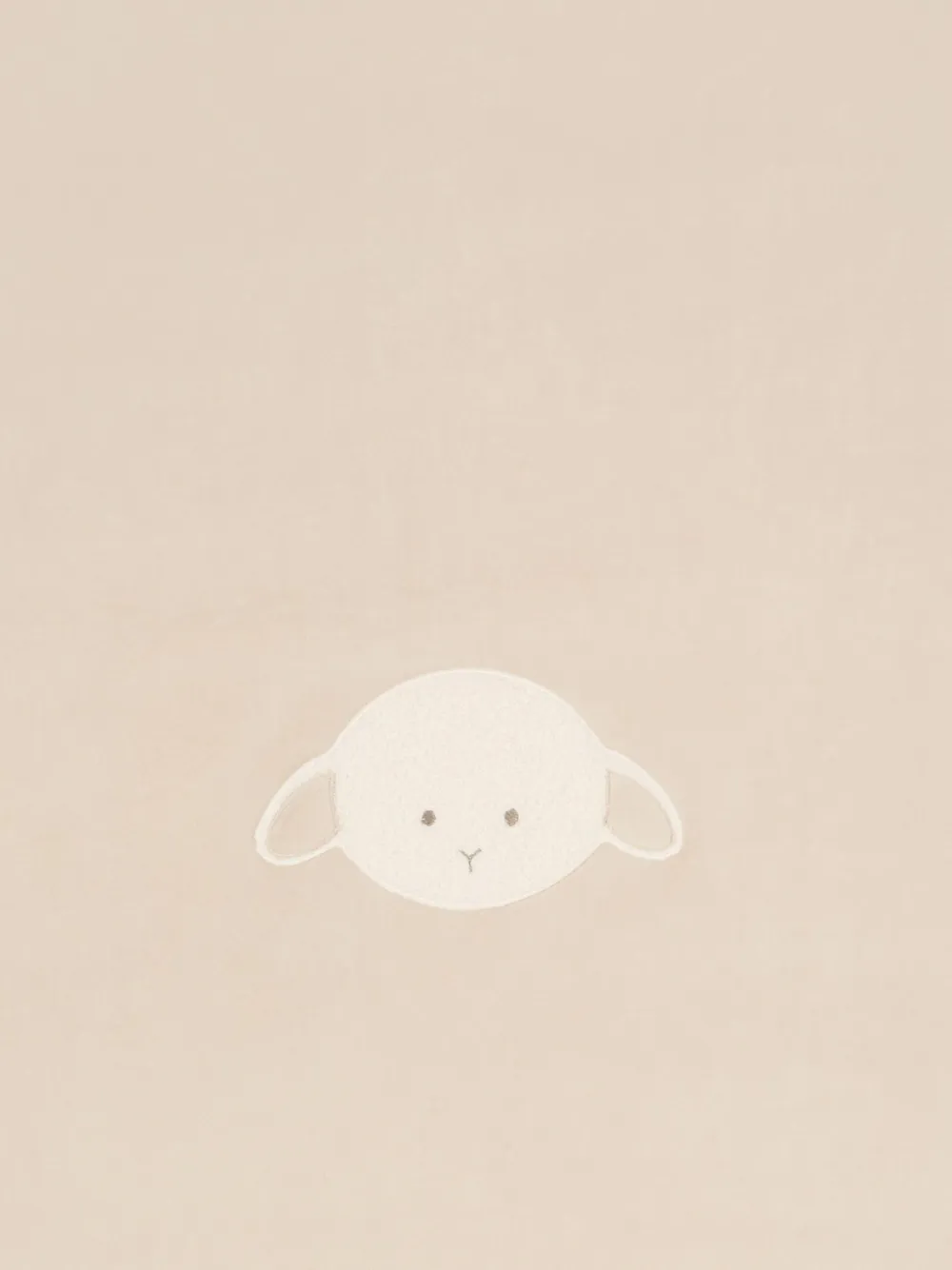 Le Boo Beebè Embroidered Blanket In Neutral