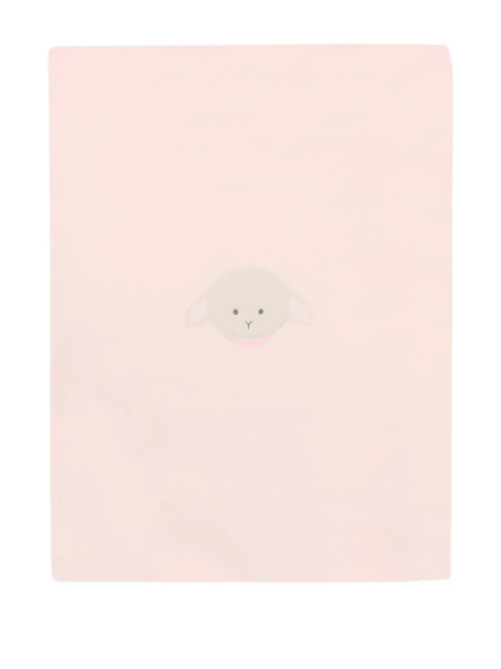 Le Boo Beebè Sheep-detail Blanket In Pink