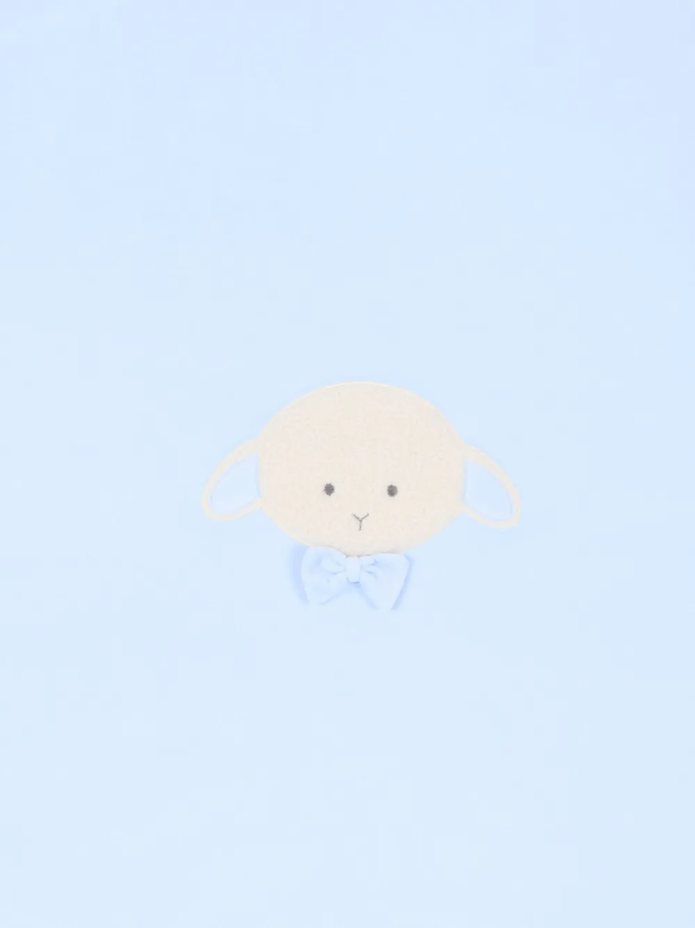  Le Boo Beebè Lamb-detail Blanket - Blue 