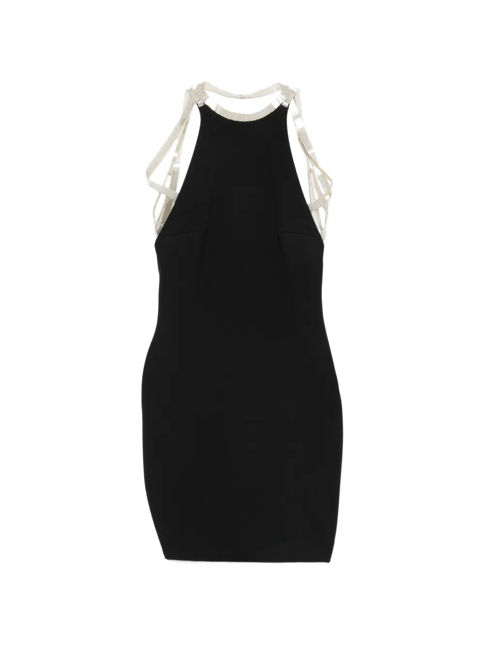 The Attico halterneck dress - Nero