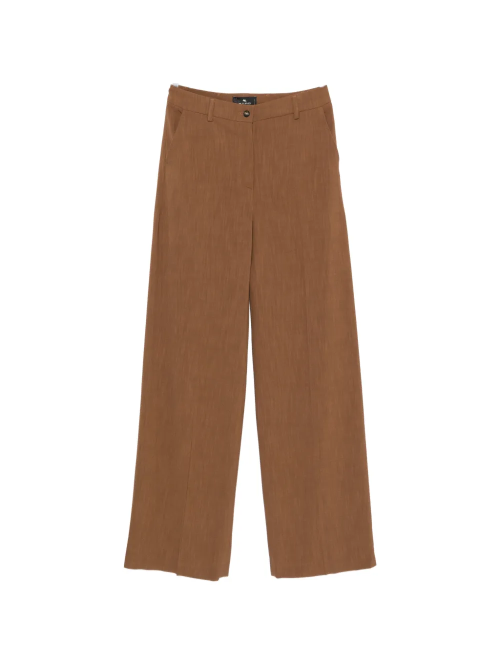 ETRO front-seam trousers - Marrone