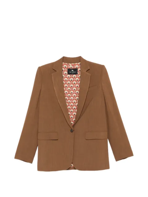 ETRO notched-lapel jacket