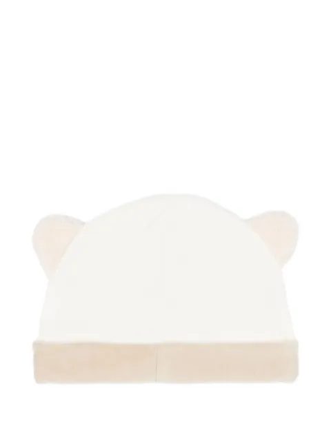 Le Boo Beebè ear-detail beanie hat