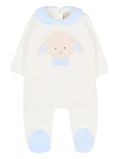 Le Boo Beebè sheep embroidered babygrow