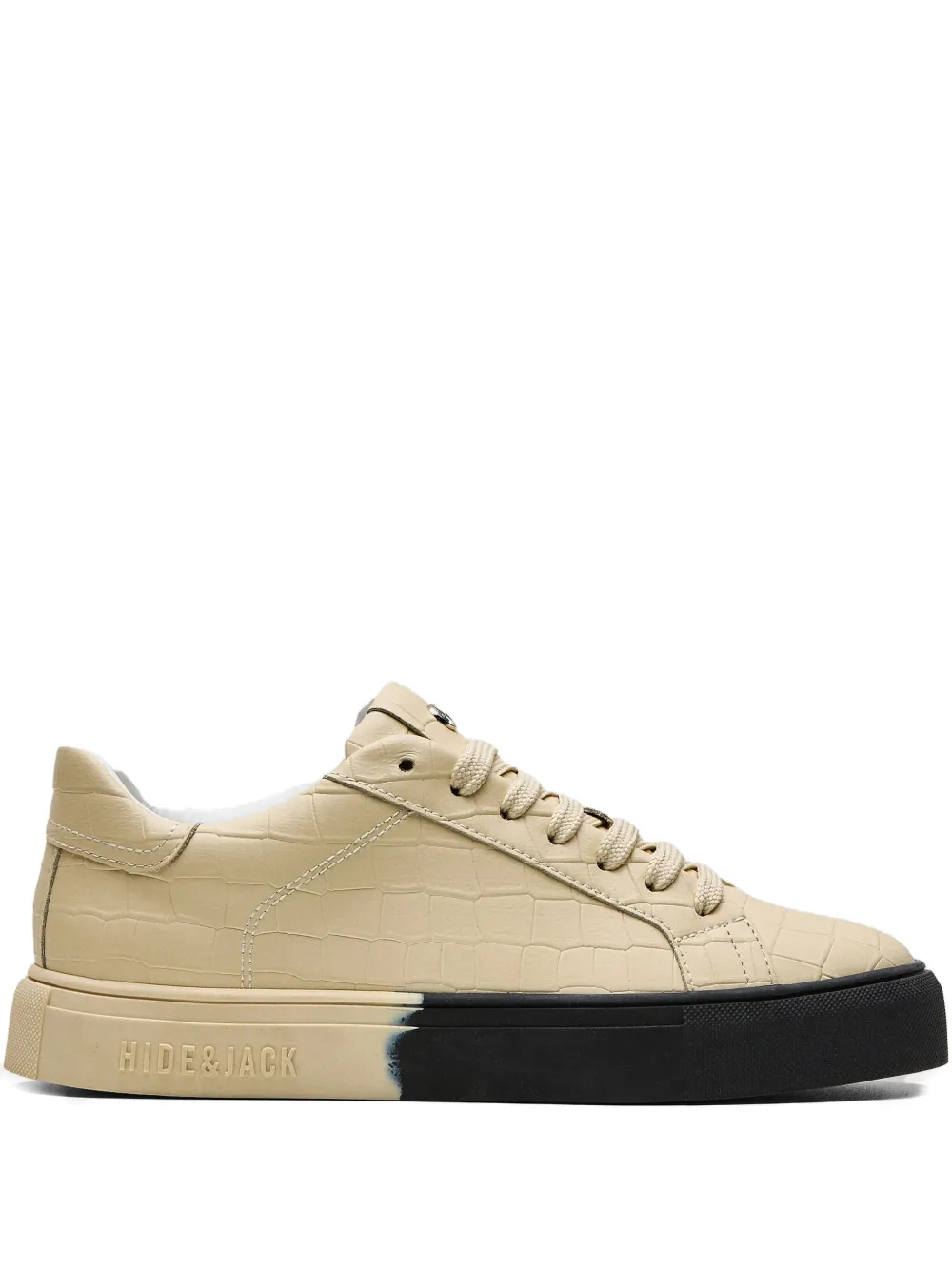 Hide & Jack Logo-motif Sneakers In Neutral