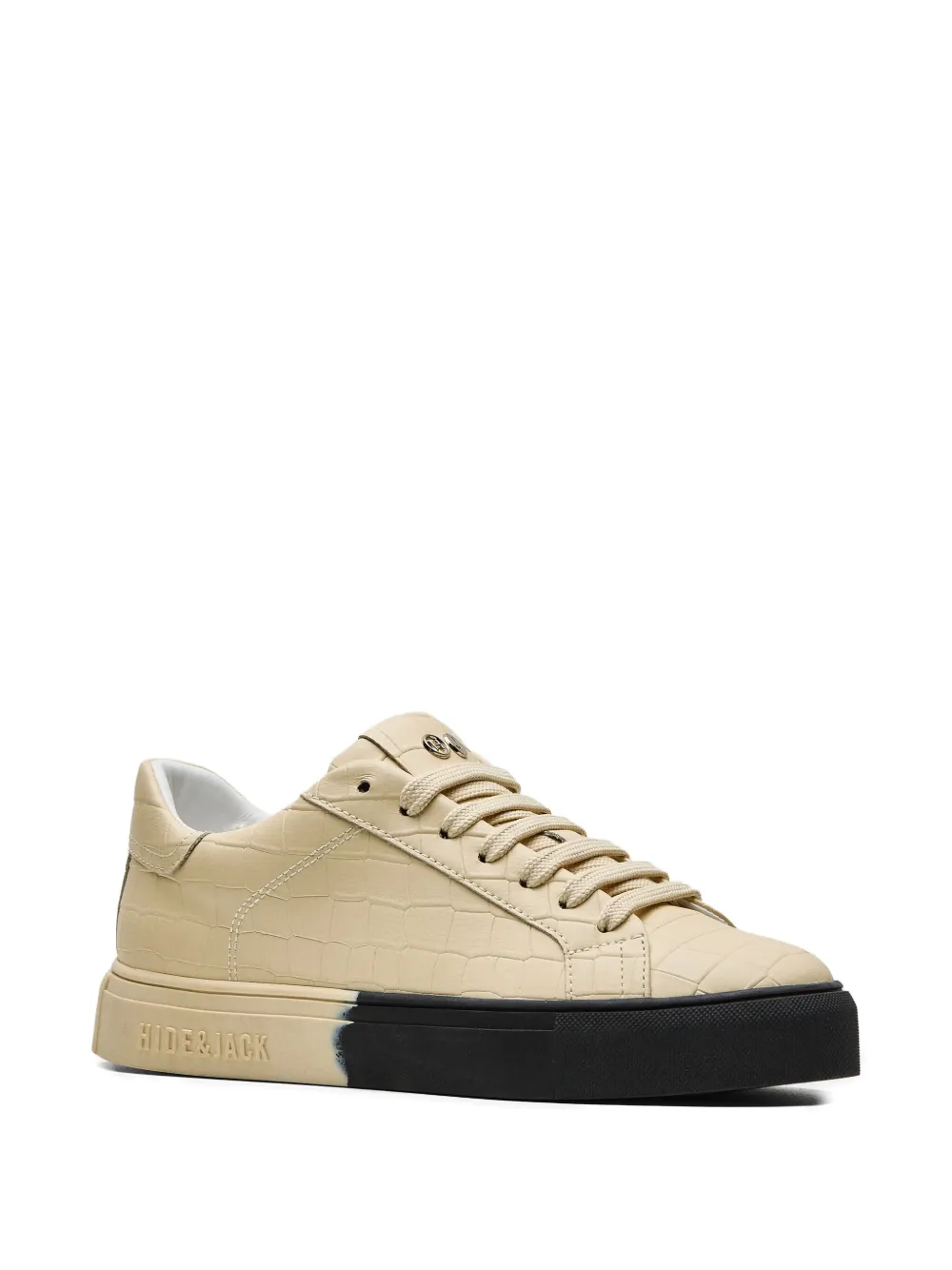 Hide&Jack Sneakers met logo Beige