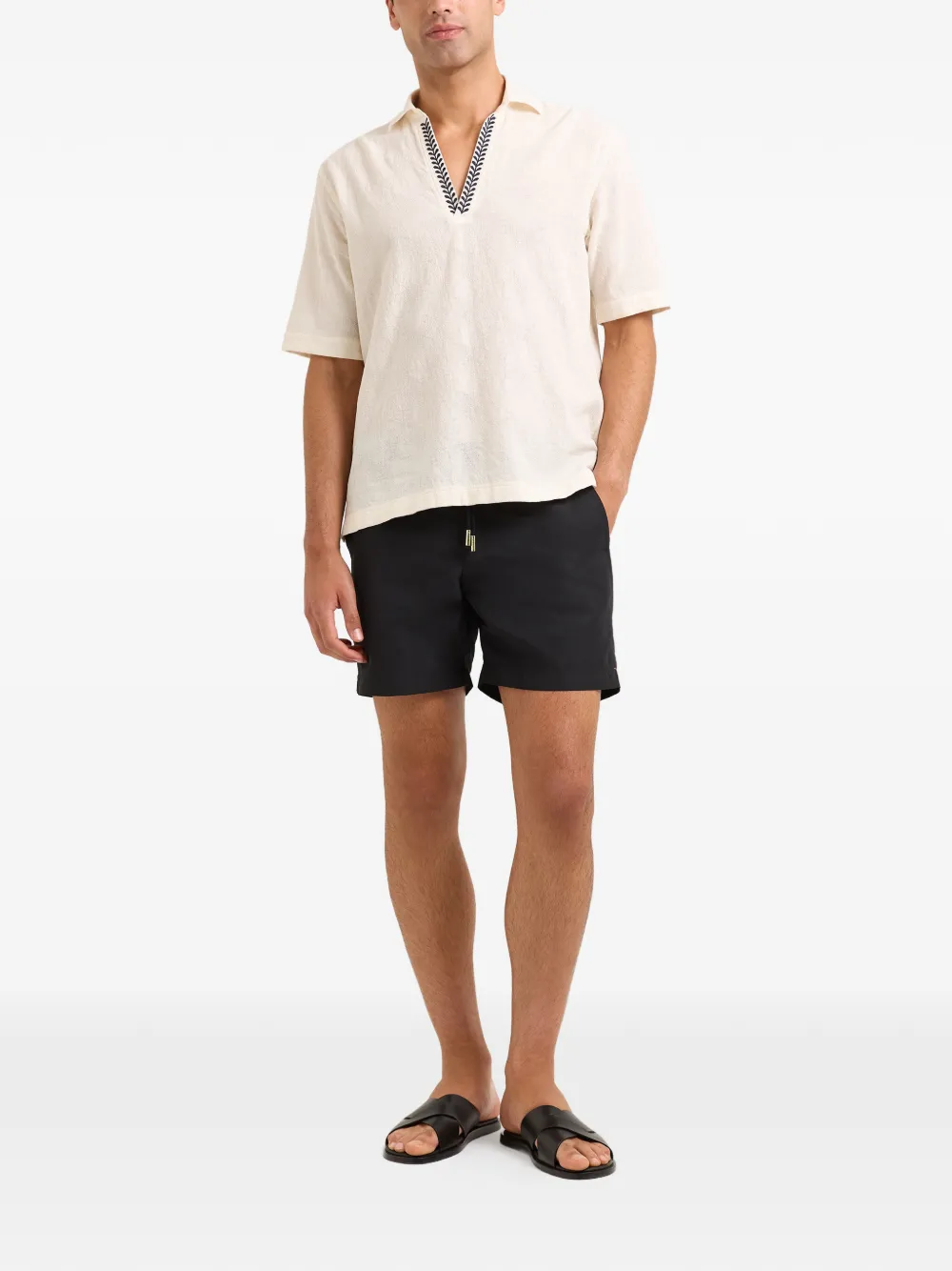 Orlebar Brown Ridley embroidered short-sleeve top | T-Shirts | Image 2