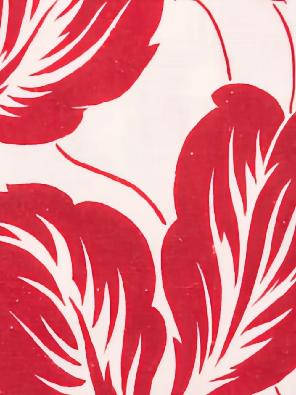 Orlebar Brown Maitan linnen overhemd met bloemenprint Wit