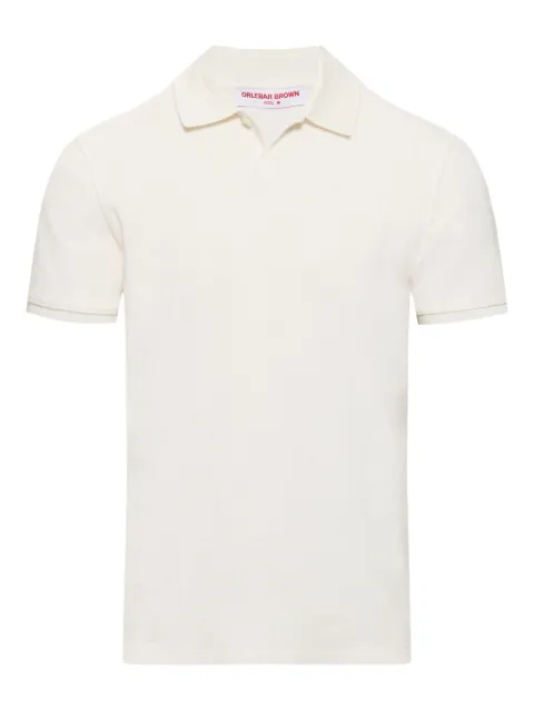 Orlebar Brown Bruno towelling short-sleeve polo shirt