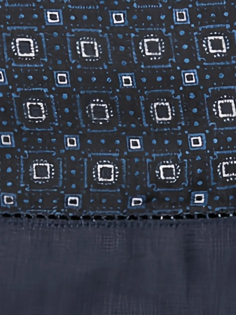Orlebar Brown Maitan blouse met geometrische print Blauw