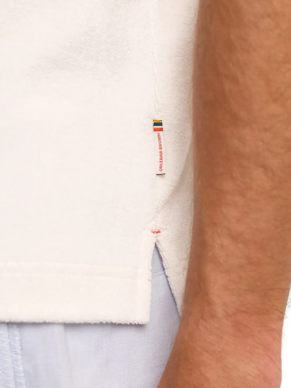 Orlebar Brown Terry Resort poloshirt met korte mouwen Wit