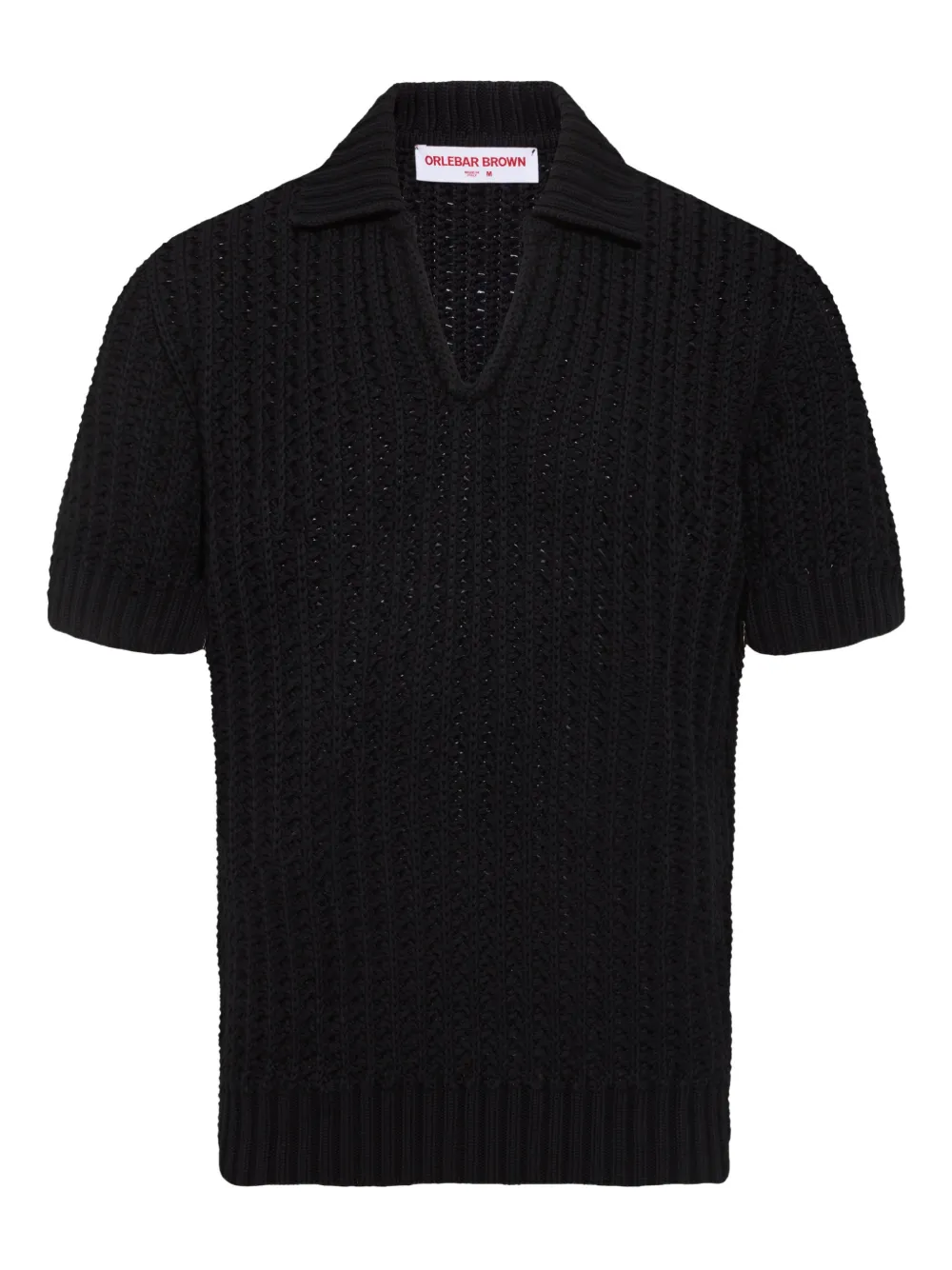 Orlebar Brown Swift crochet-knit top | negro | Image 1