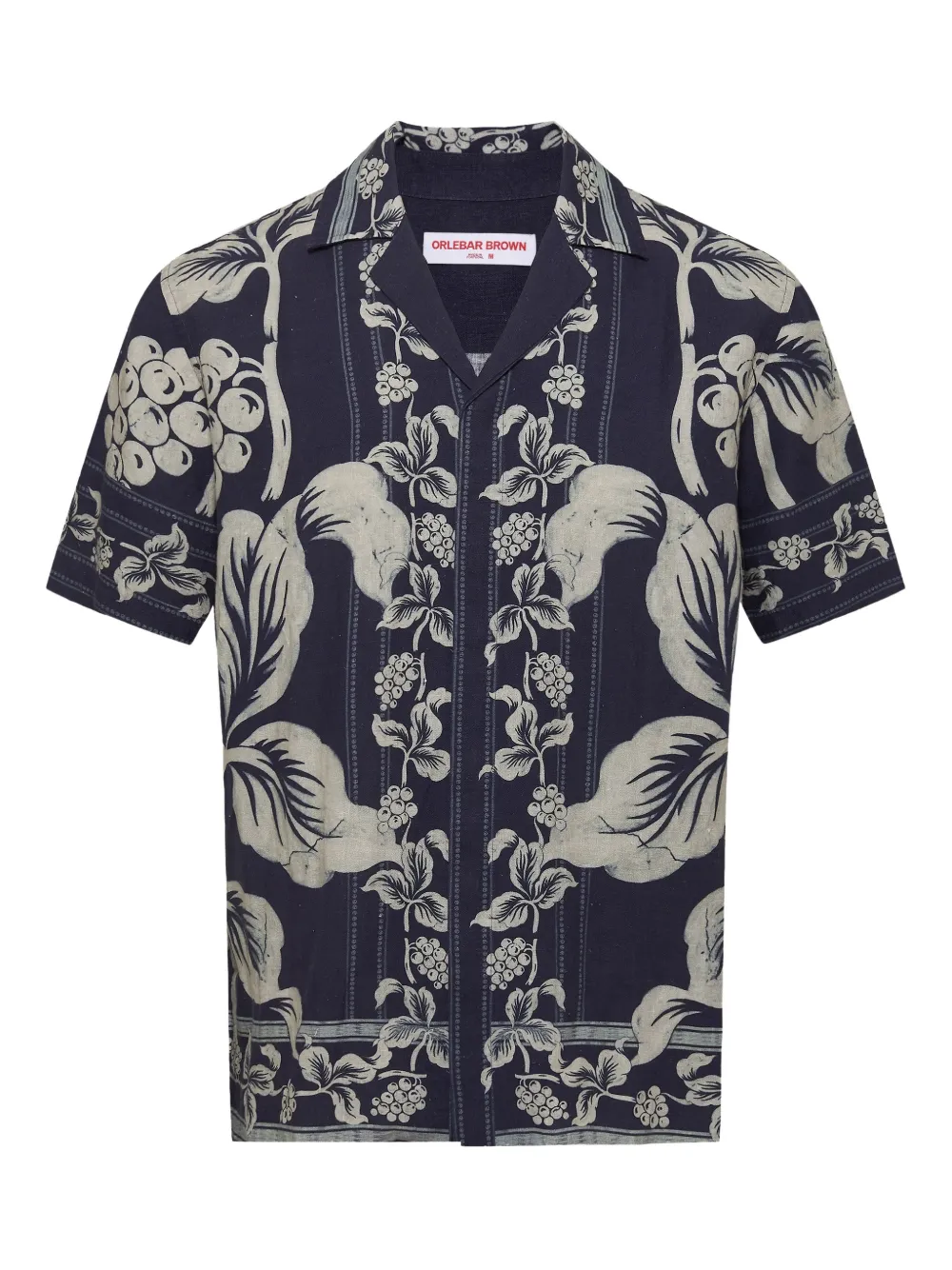 Orlebar Brown Maitan linen shirt - Blu