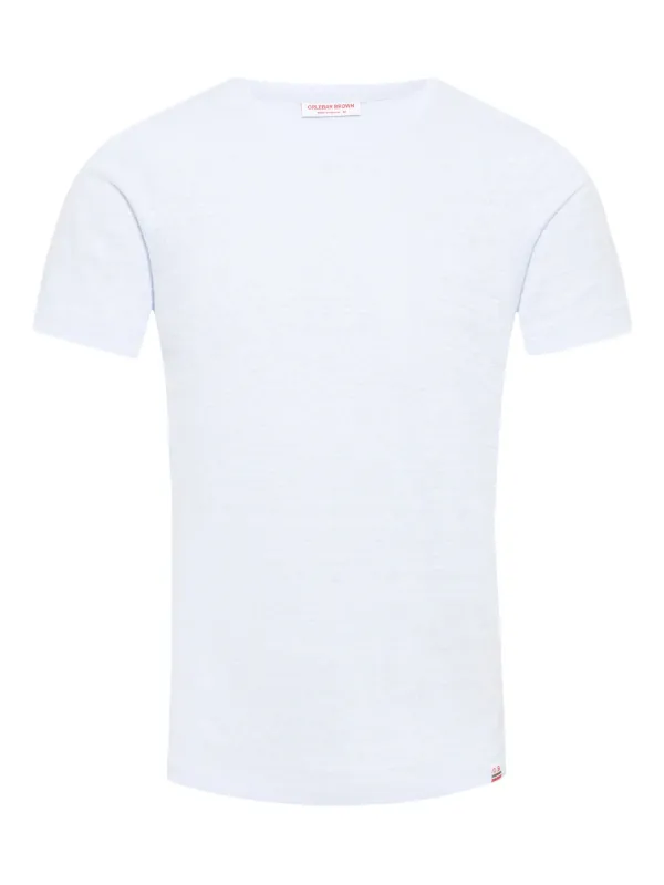 Orlebar Brown OB-T Linen T-shirt in Blue