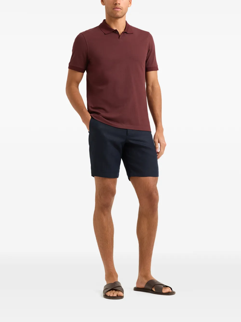 Orlebar Brown Bruno poloshirt - Rood