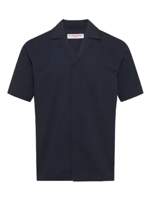 Mhl By Margaret Howell Camisa Com Zíper Parcial | Preto | FARFETCH BR