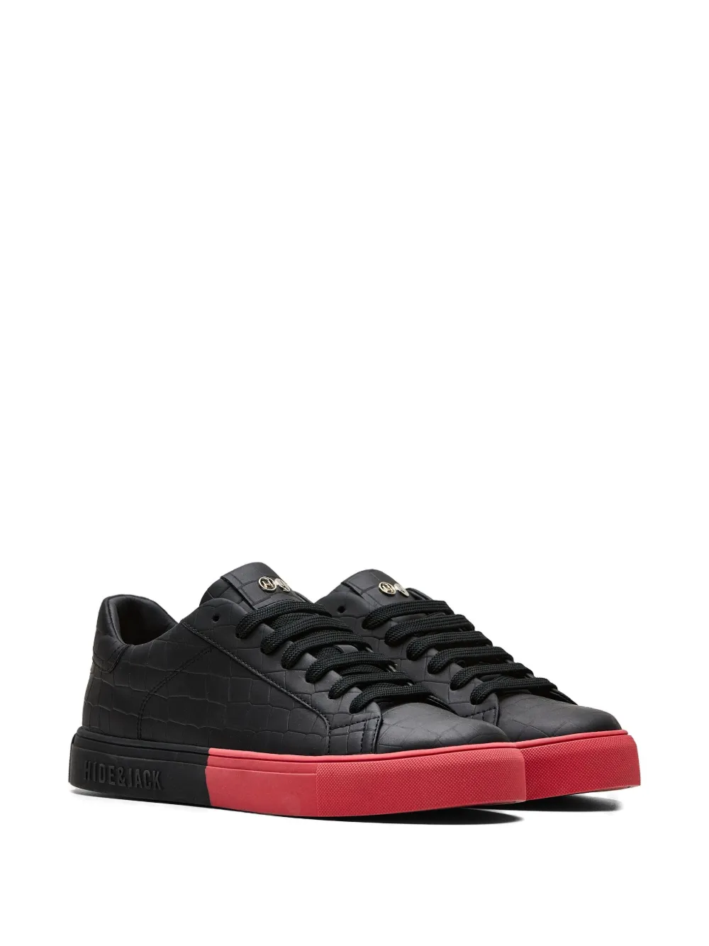 Hide&Jack Sneakers met logo Zwart