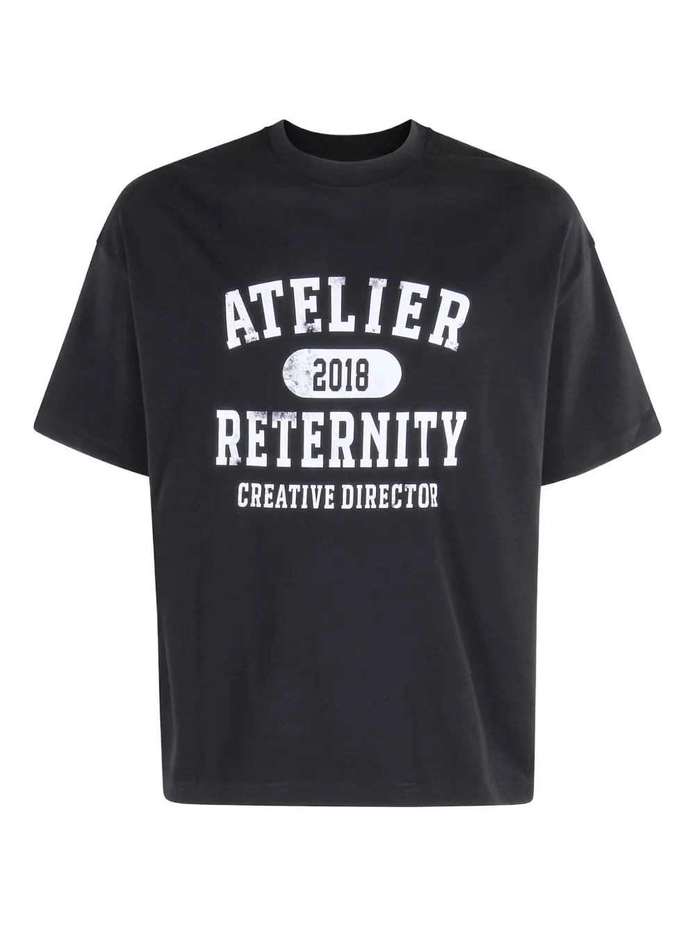 Reternity Graphic-print T-shirt In Black