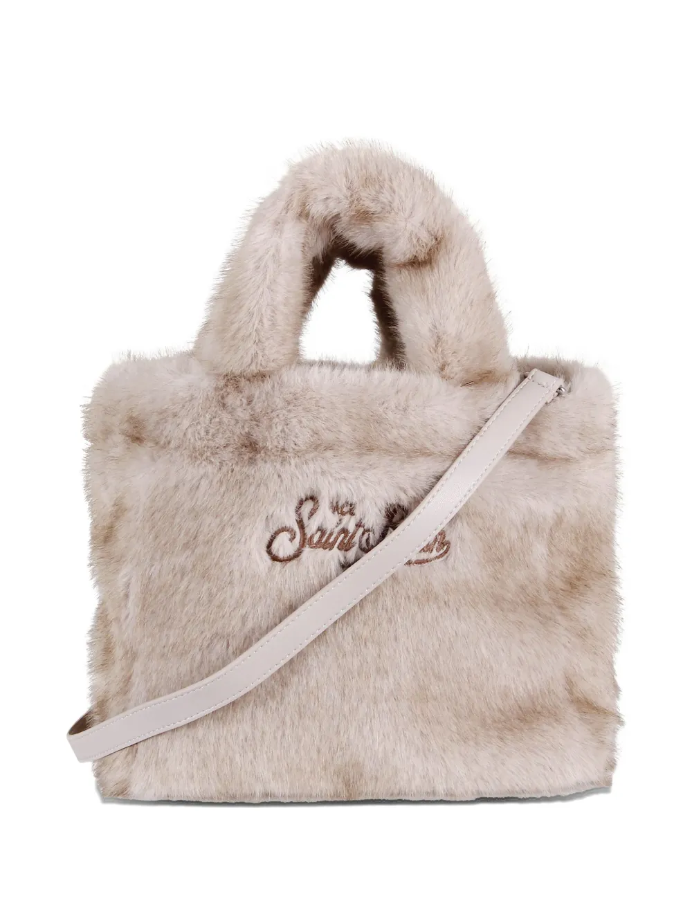 MC2 Saint Barth embroidered-logo tote bag - Beige