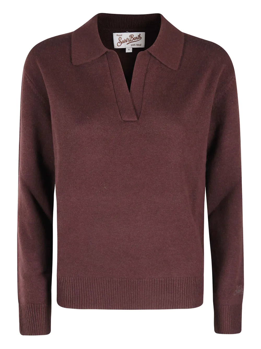 Mc2 Saint Barth Polo-collar Sweater In Multi