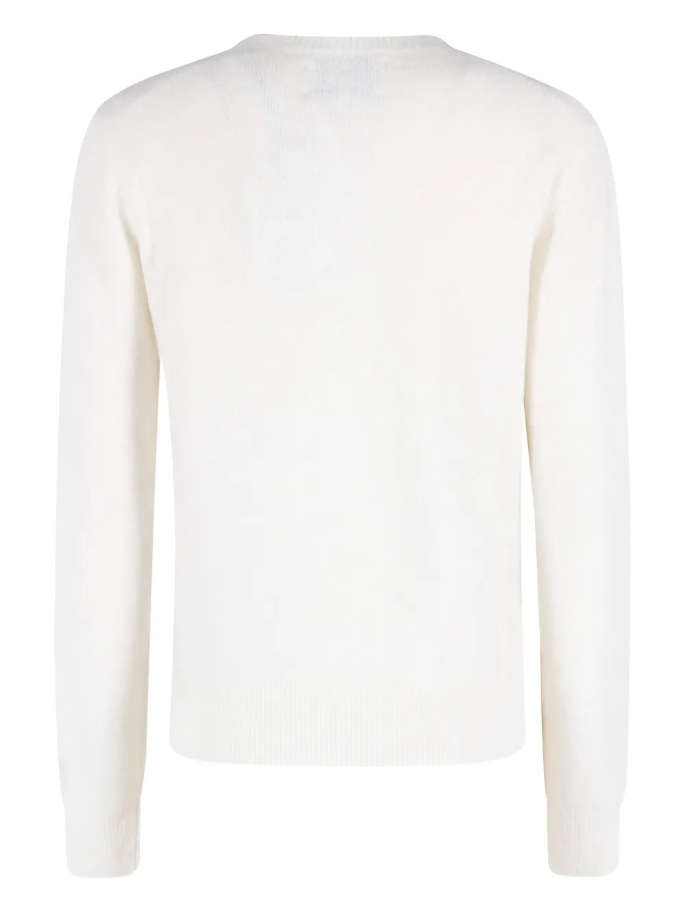 Mc2 Saint Barth Strass-embelishment Sweater In White