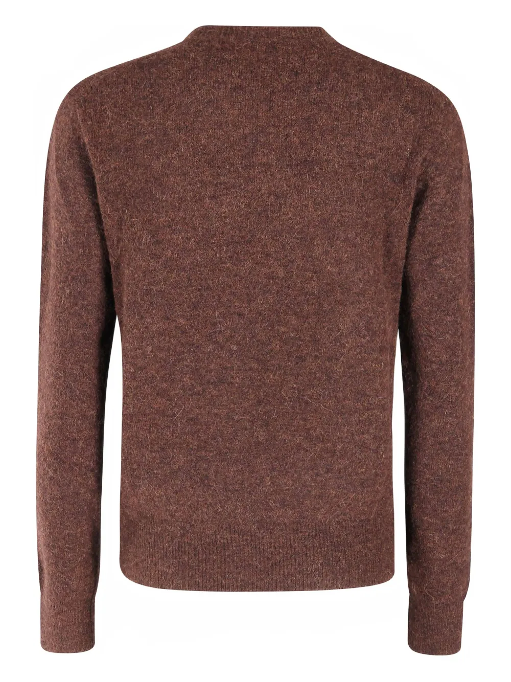 Mc2 Saint Barth Strass-embellishment Sweater In Brown