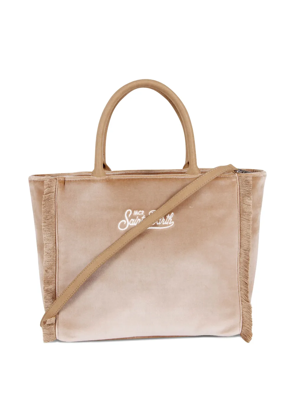 MC2 Saint Barth fringed-detail tote bag - Beige