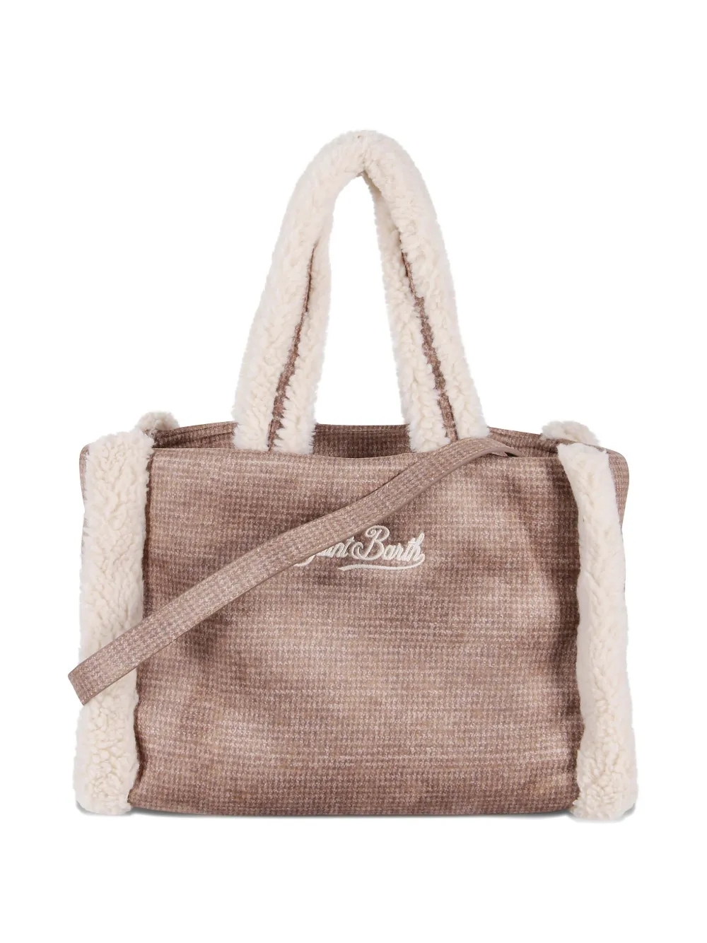MC2 Saint Barth embroidered-logo tote bag - Bruin