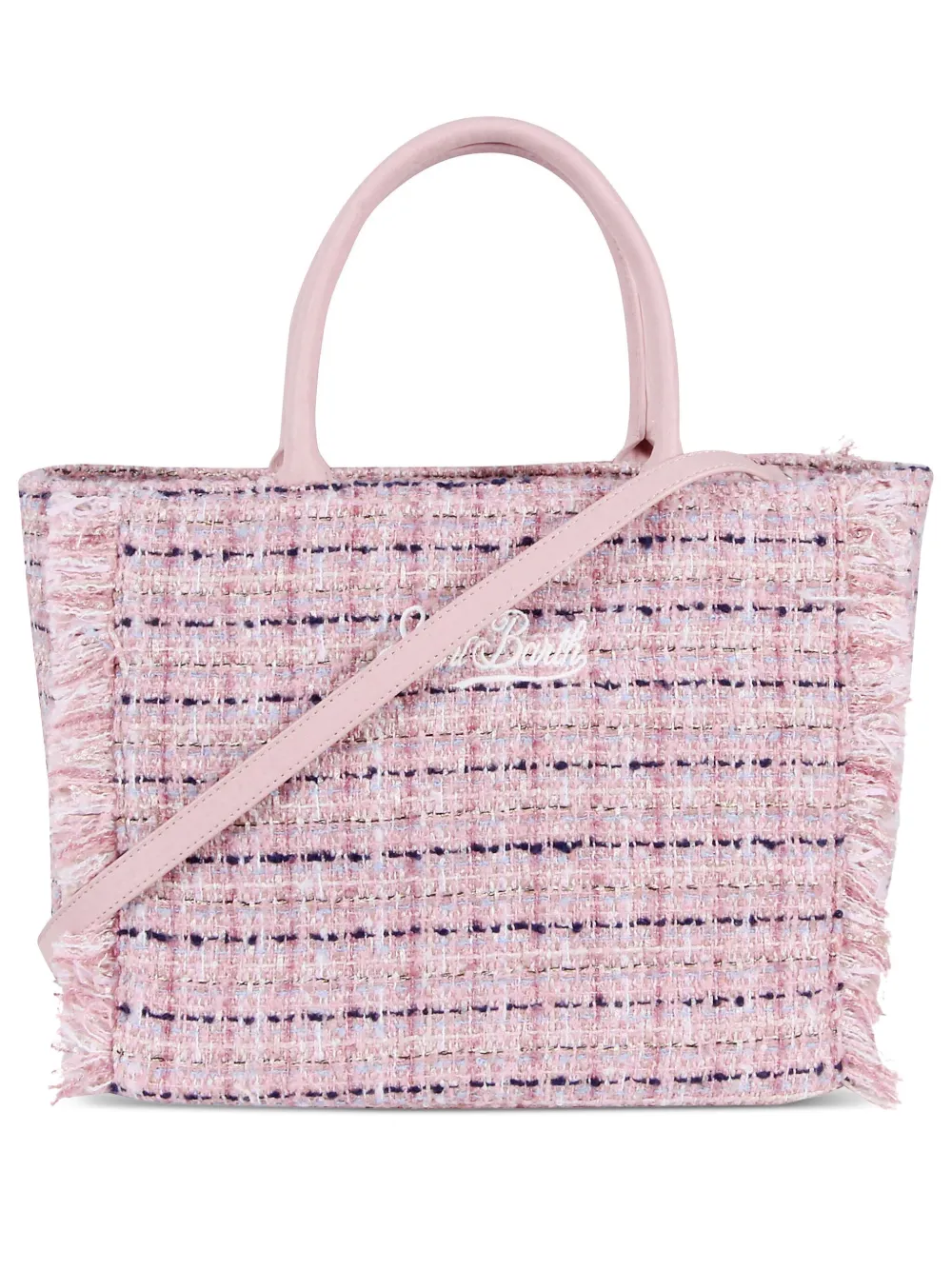 MC2 Saint Barth Shopper met franje - Roze