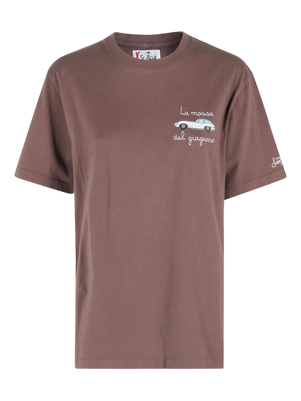 Mc2 Saint Barth Classic St Barth T Shirt In Brown