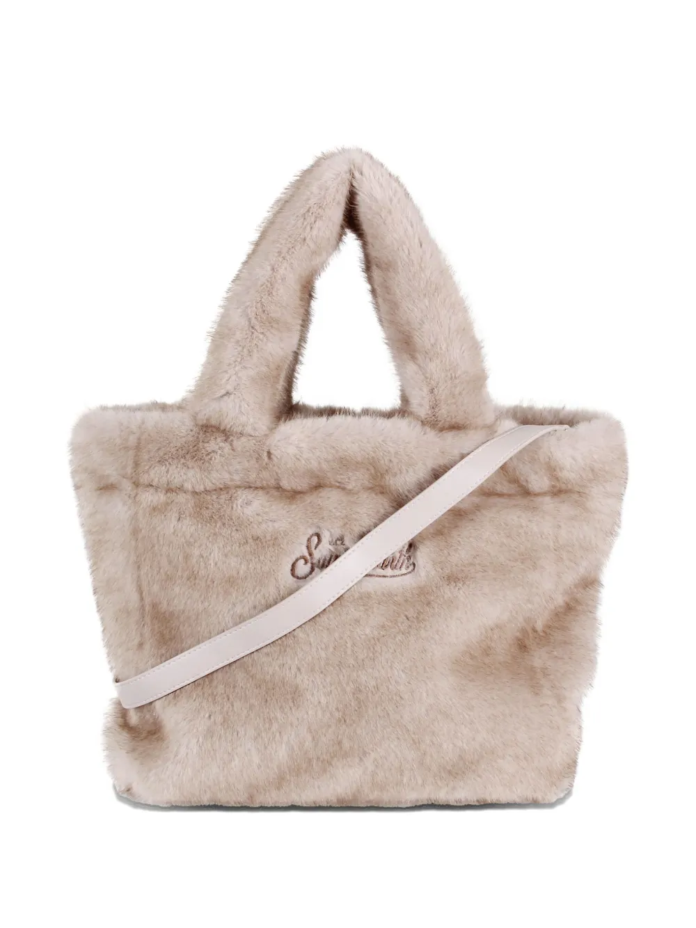 MC2 Saint Barth logo-embroidered tote bag - Beige