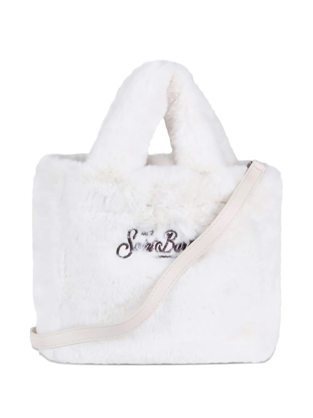 MC2 Saint Barth logo-embroidered tote bag - Wit