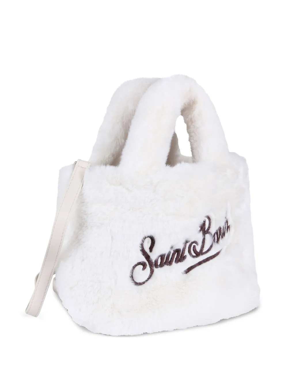 MC2 Saint Barth Shopper met geborduurd logo Wit