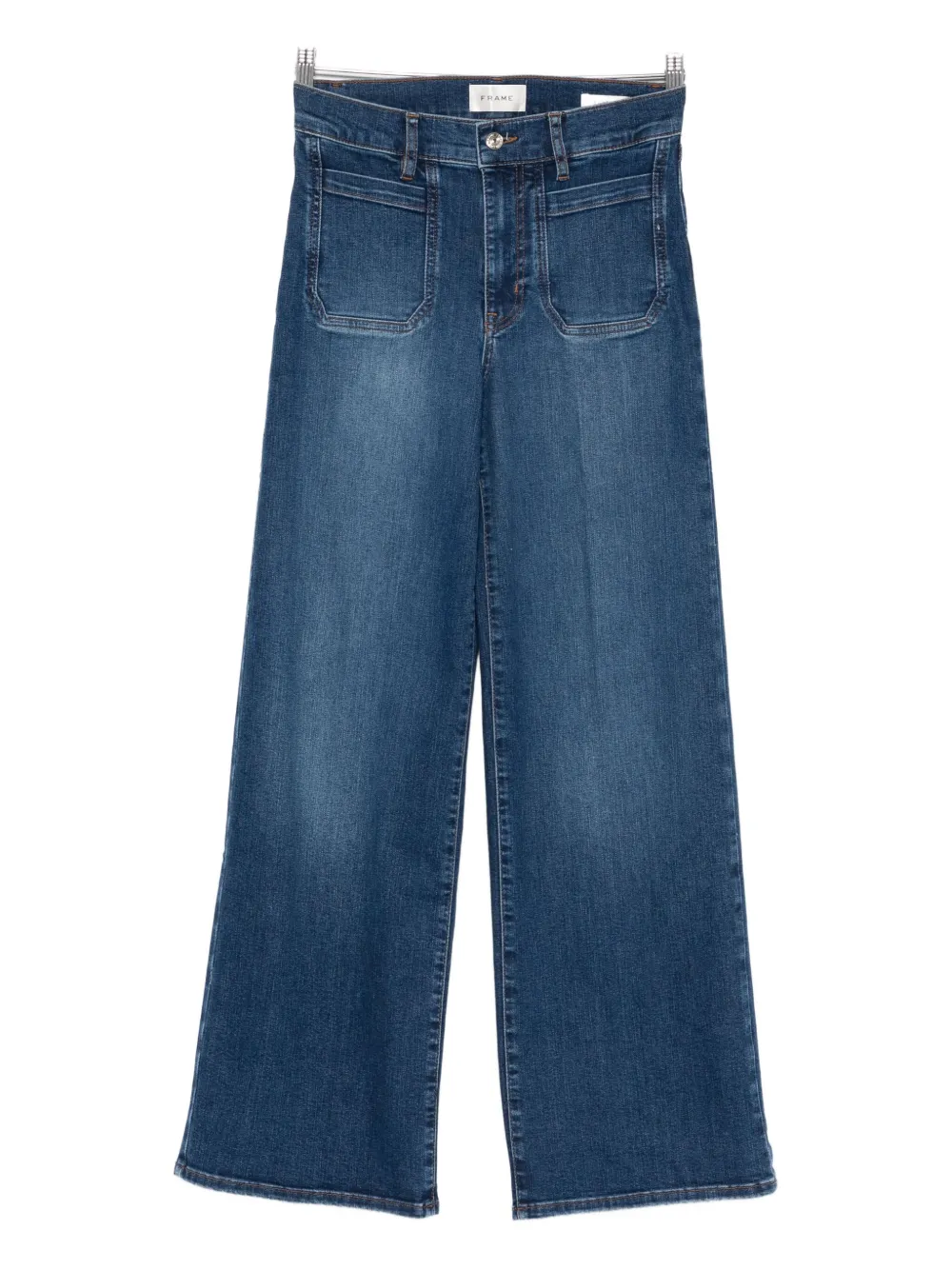 FRAME button-fastening jeans - Blu