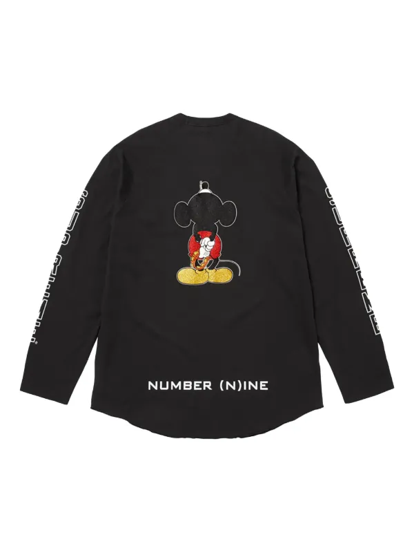 Supreme Mickey Raglan Top | Black | FARFETCH AU