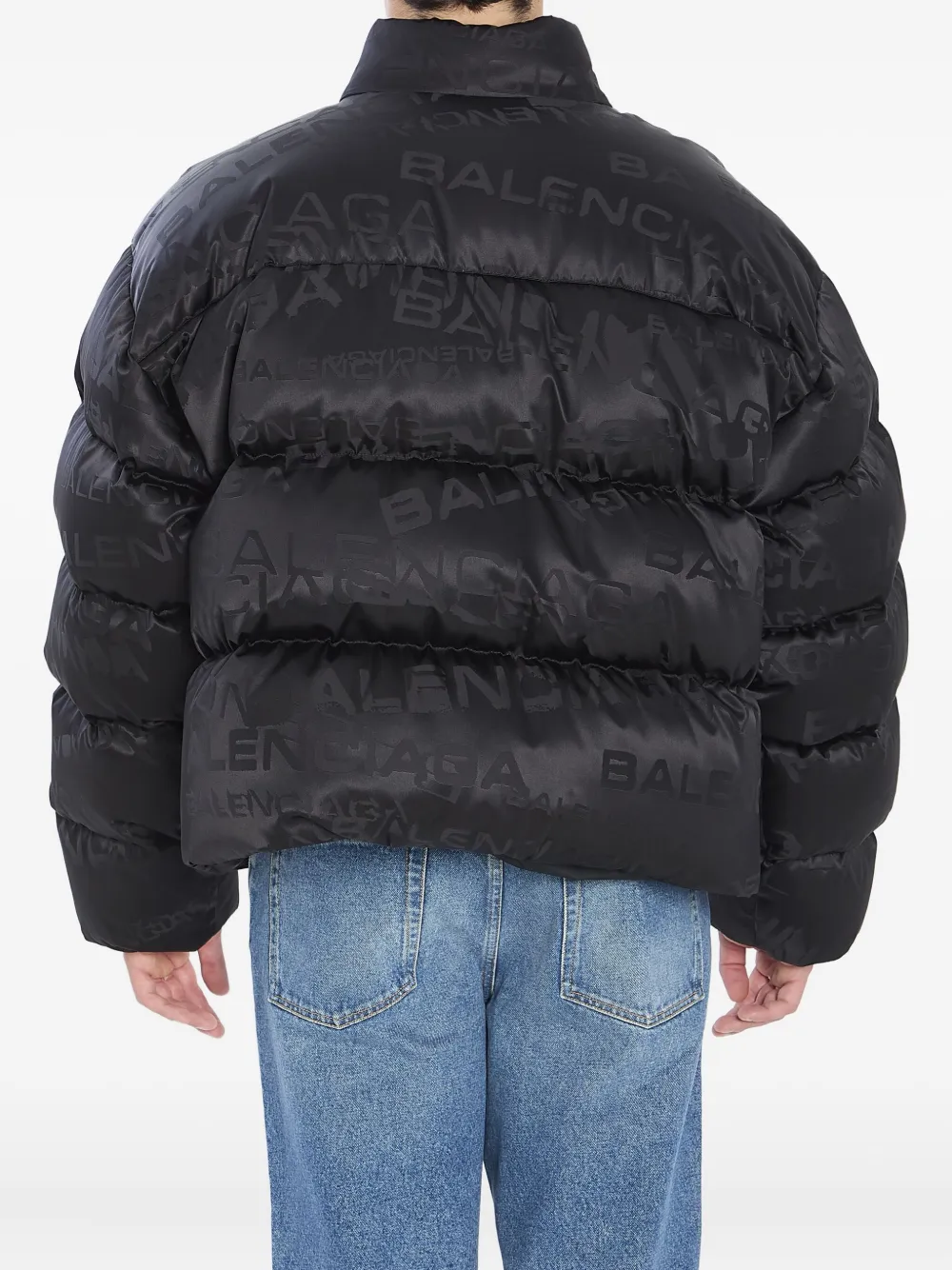 Balenciaga BB Garde-Robe donsjack Zwart