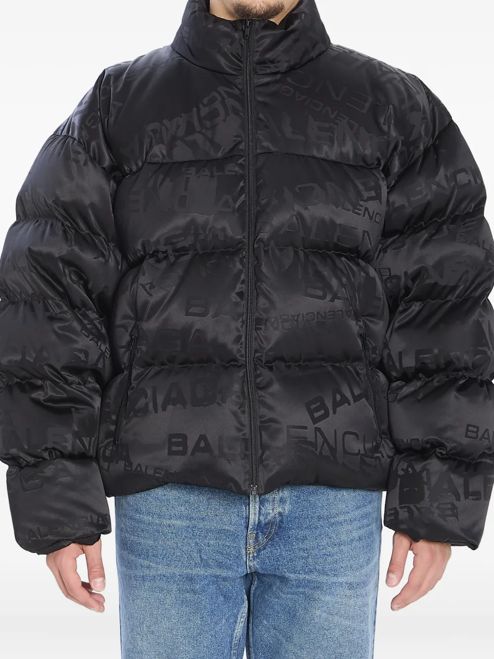 Balenciaga BB Garde-Robe puffer jacket | Black | Image 1