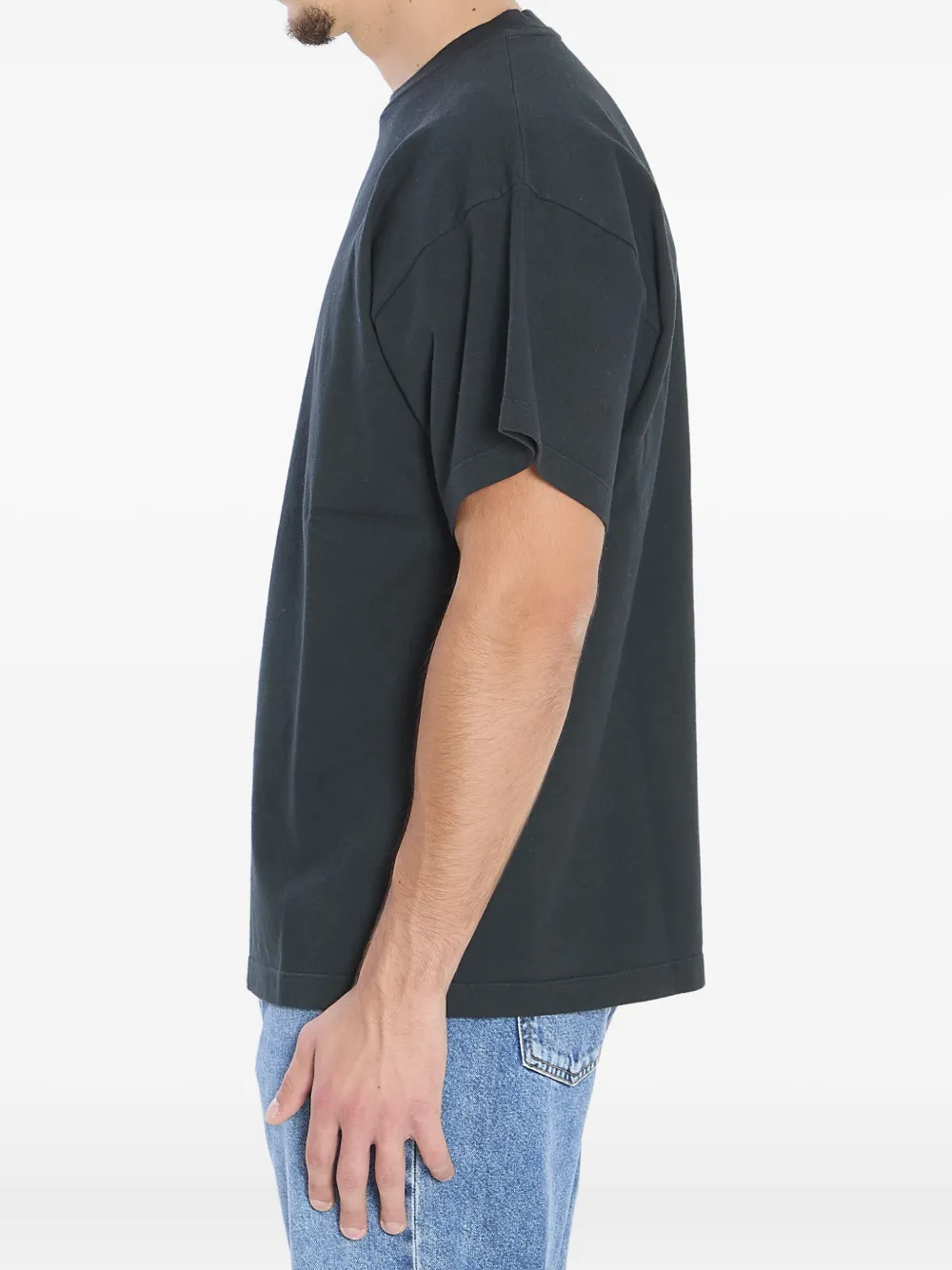 The Row Sato katoenen T-shirt Zwart