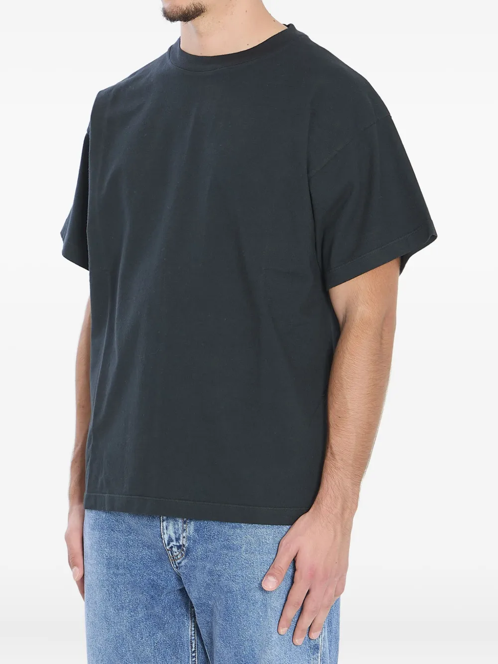 The Row Sato cotton T-shirt - Zwart