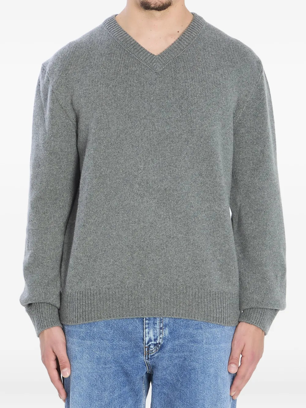 The Row suéter tejido de canalé Horik | gris | Image 1
