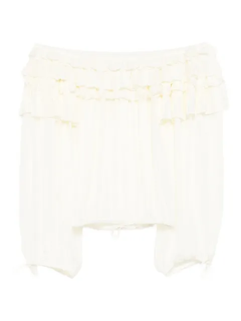 Cynthia Rowley ruffled blouse