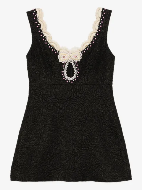 Cynthia Rowley vestido con detalle de cuentas