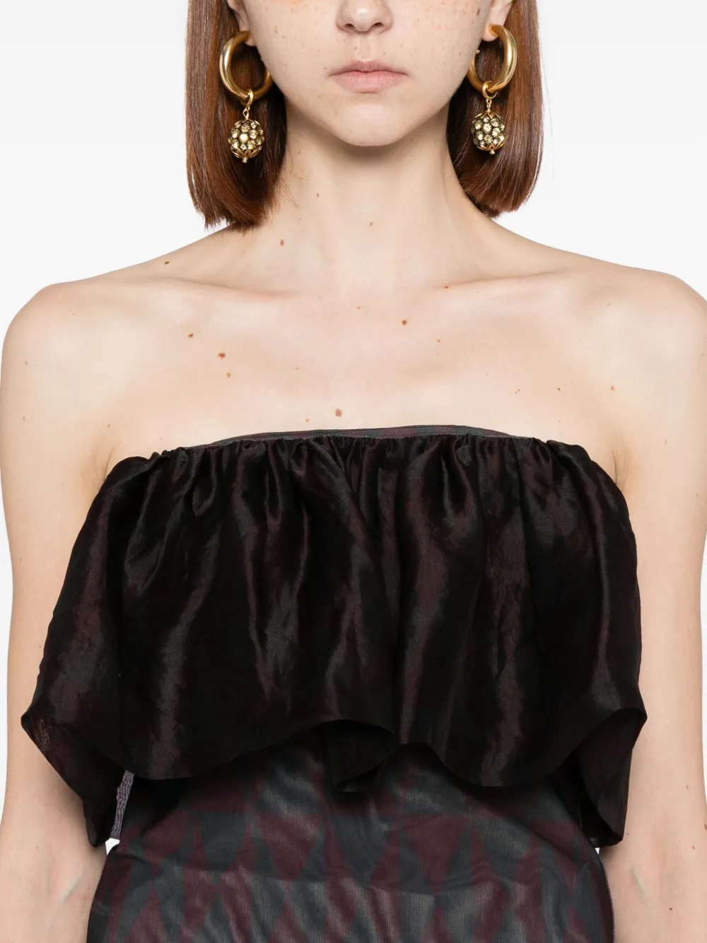 Cynthia Rowley Eugenia top Zwart