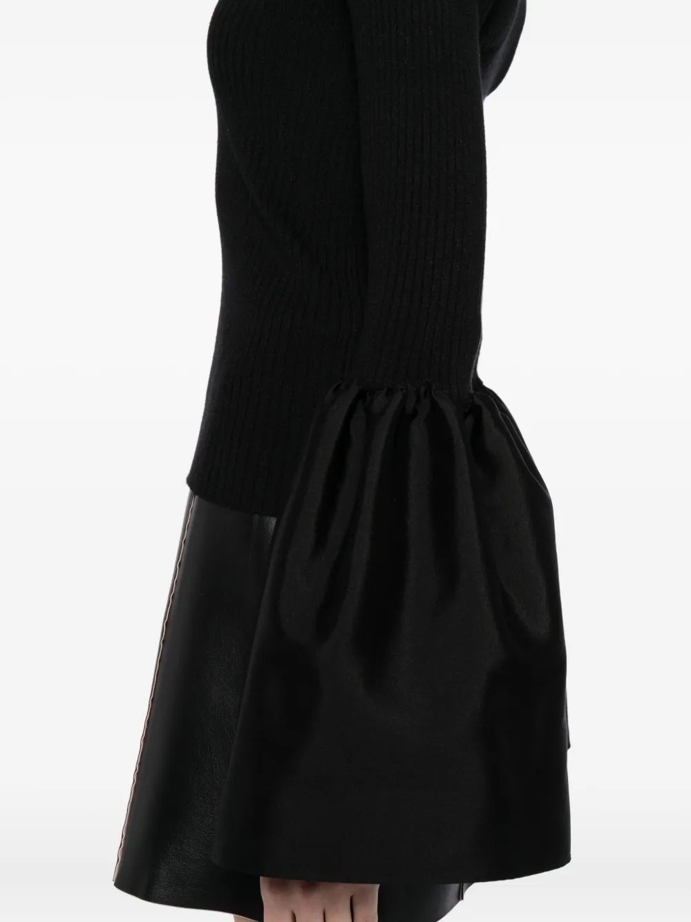 Cynthia Rowley Combo Top In Black