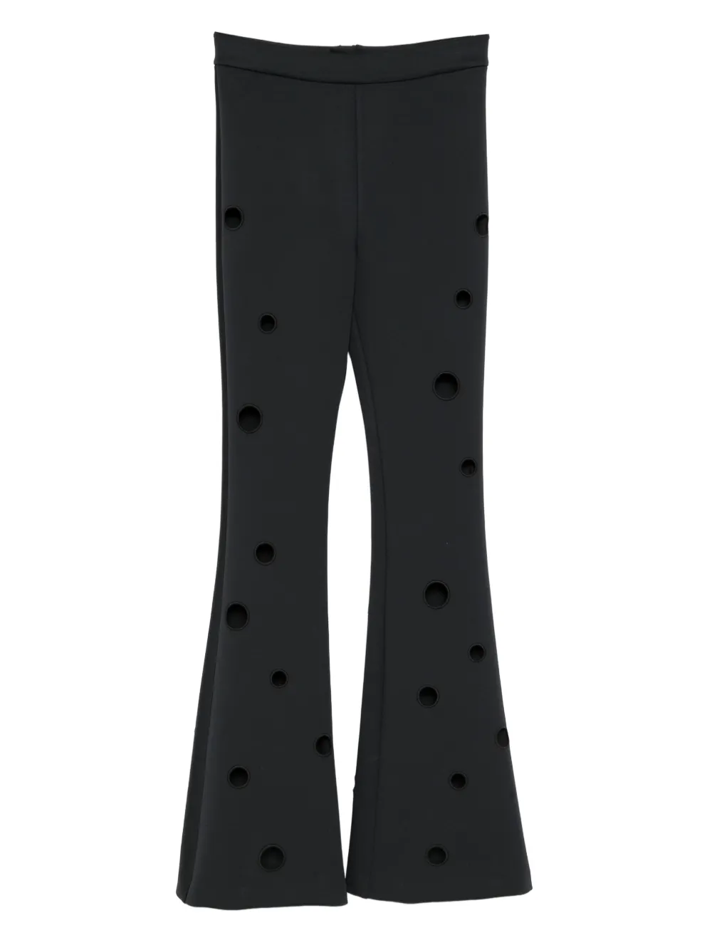 Cynthia Rowley Peekaboo Trousers In Black
