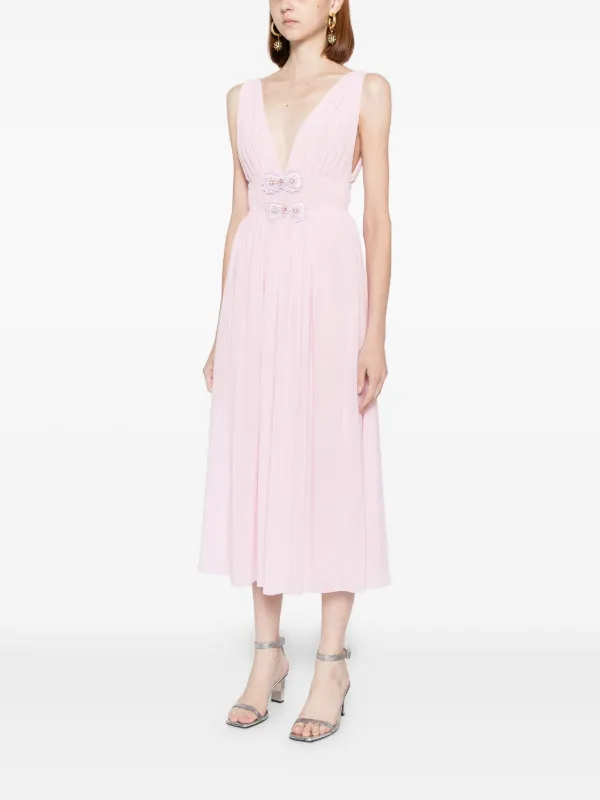 Cynthia Rowley Amelie Midi Dress - Pink
