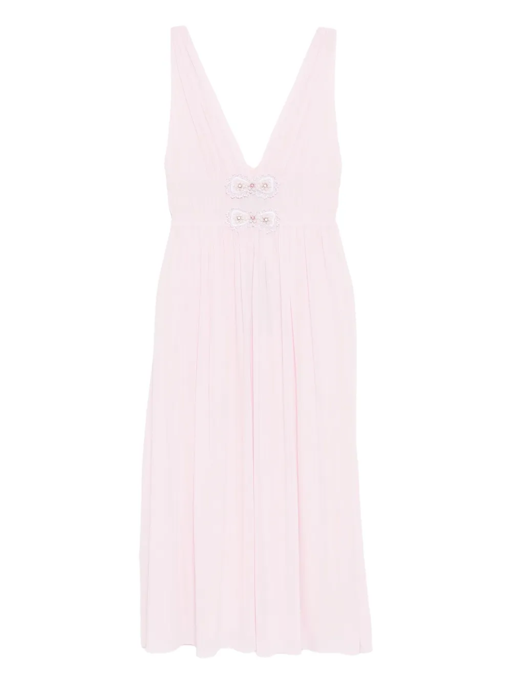 Cynthia Rowley Amelie Midi Dress In Pink