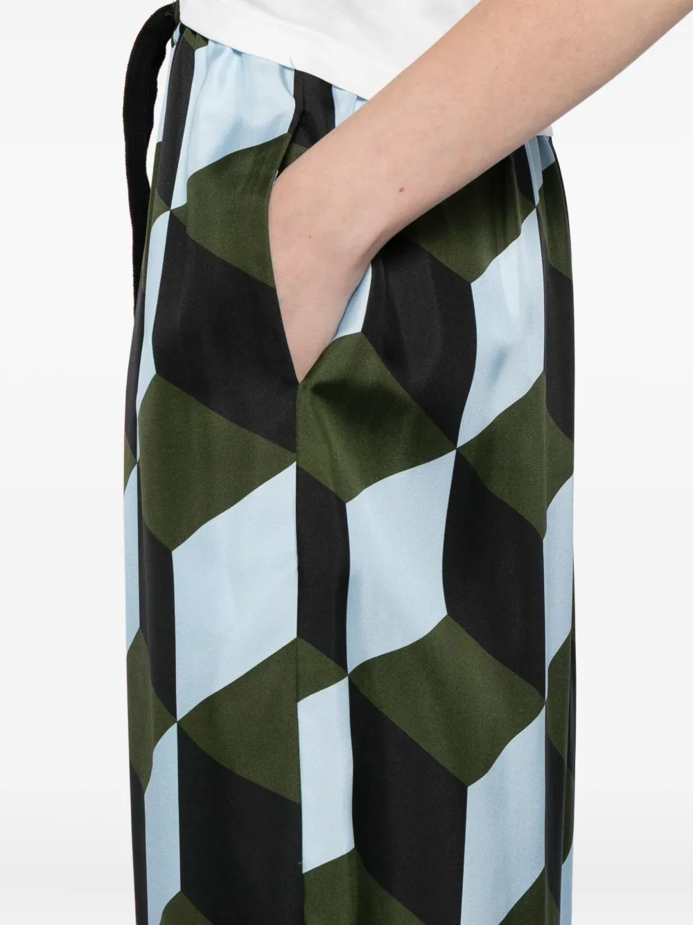 Cynthia Rowley Broek met print Blauw